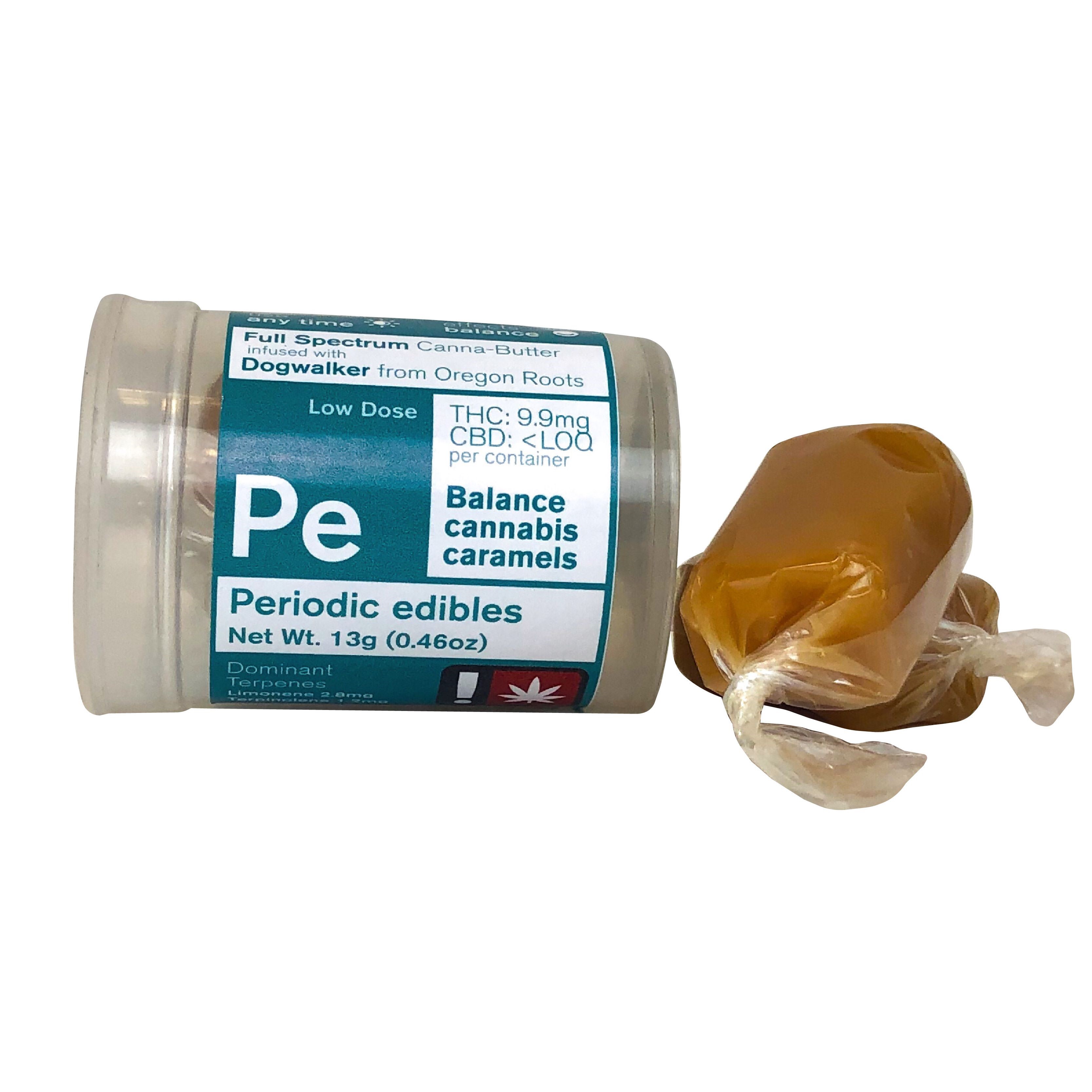 Periodic Edibles [Balance Low Dose] 10mg THC Sea Salt Caramel Leafly